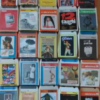 Lotto di 46 cassette stereo 8 - anni '60-'70