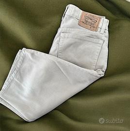 Pantaloncino levis 448 w32 l34 beige 100% cotone