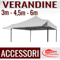 Verandina tettoia gazebo pieghevole mercato sole