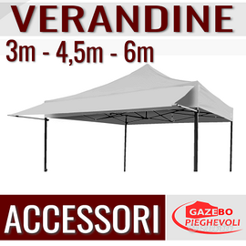 Verandina tettoia gazebo pieghevole mercato sole
