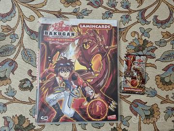 Album Lamincards Bakugan + 50 carte e bustina 