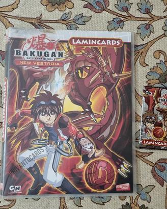 Album Lamincards Bakugan + 50 carte e bustina 