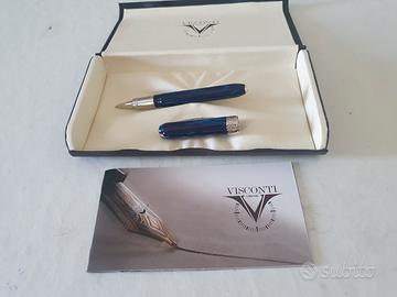 penna visconti rembrandt roller blu