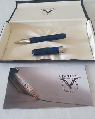 penna visconti rembrandt roller blu