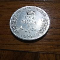 Moneta Una Rupia 1920 - Somalia Italiana - Vittori