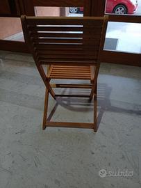 sedie pieghevoli