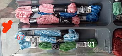 cotone da ricamo DMC n° 25 variegato no mulinet
