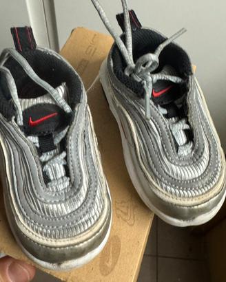 Nike Silver Little Air Max '97 - misura 19,5