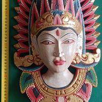 Maschera legno Indonesia vintage