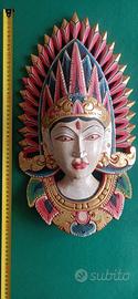 Maschera legno Indonesia vintage