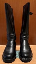 Stivali in pelle da moto misura 40