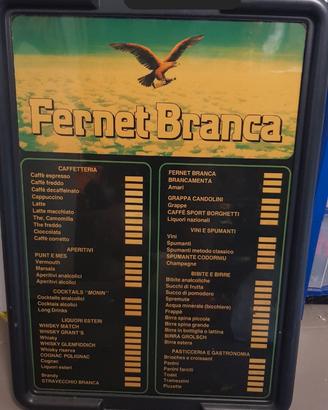 listino prezzi bar vintage 