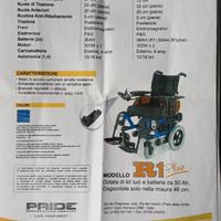 Sedia a rotelle elettrica