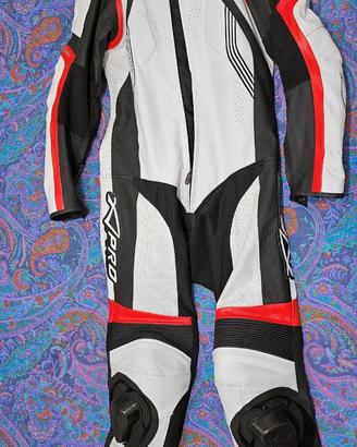 A-Pro Tuta Pelle Moto Intera mod. SINTESI TG.54