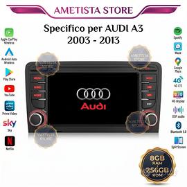 Autoradio Android CarPlay per Audi A3 S3 03-13