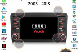 Autoradio Android CarPlay per Audi A3 S3 03-13