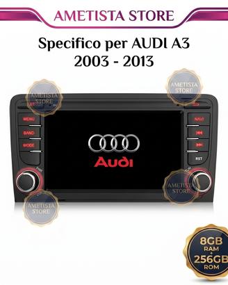 Autoradio Android CarPlay per Audi A3 S3 03-13