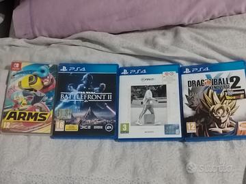 Giochi ps4 e Nintendo switch