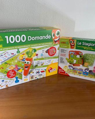 2 Giochi Educativi Lisciani - Linea Carotina