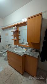 mobile bagno con lavandino e specchio
