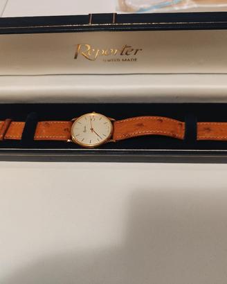 orologio Reporter in Oro, vintage anni 90