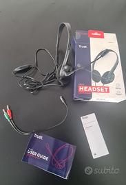 Cuffie stereo Trust con microfono