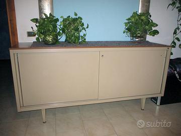 Sideboard Mobile metallo vintage modernariato