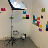 Faretto per set fotografico