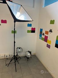 Faretto per set fotografico