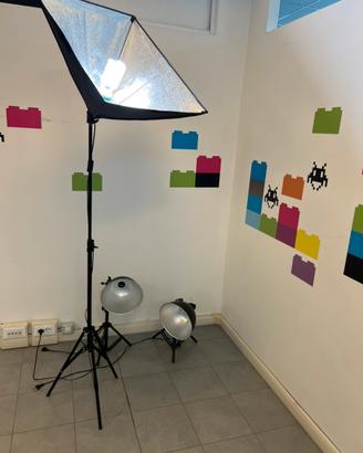 Faretto per set fotografico