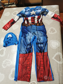 Costume Carnevale Captain America