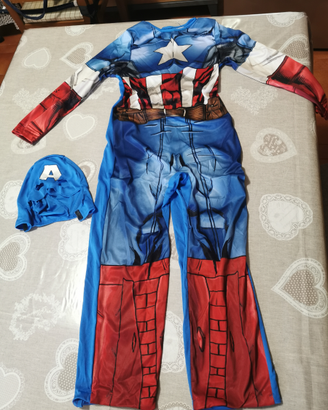 Costume Carnevale Captain America