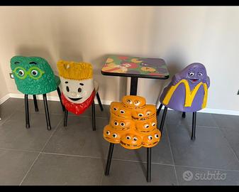 Mc Donald's set sedie e tavolo McDonalds
