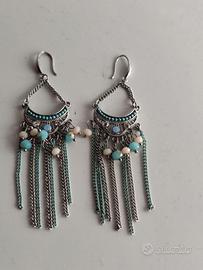 Orecchini in argento indiano 