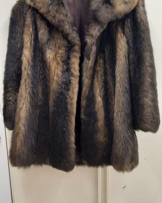 Pelliccia Vintage Opossum Anni '80