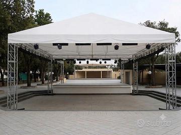 Gazebo usato metri 8 x 8  - e - 4 x 4  in ferro zi