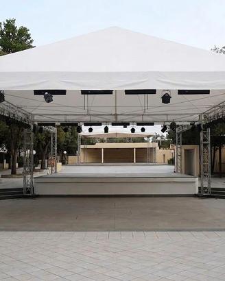 Gazebo usato metri 8 x 8  - e - 4 x 4  in ferro zi