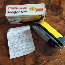 Ferro da stiro da viaggio  pile Vintage BIO PRESTO