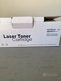 Toner nero compatibile HP e Canon Cartuccia nuova