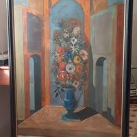 Grande dipinto metafisico di Capacci