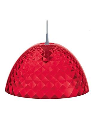 Lampadario koziol Stella M rosso trasparente