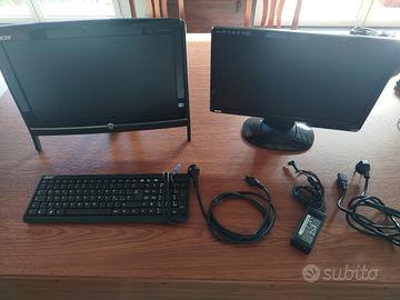 PC Acer Z1650 + Monitor BenQ 18.5" + Tastiera