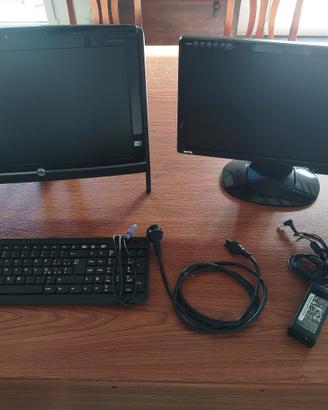 PC Acer Z1650 + Monitor BenQ 18.5" + Tastiera