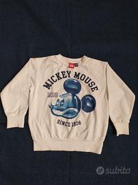 Felpa bimbo/a Mickey Mouse Disney mis.5/6 cotone