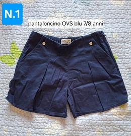 abbigliamento bambina pantaloncini 7/8 anni 