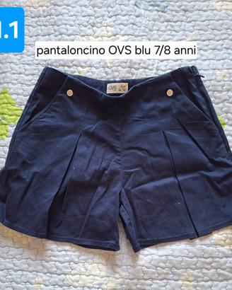 abbigliamento bambina pantaloncini 7/8 anni 