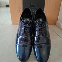 Scarpe da cerimonia blu diamante