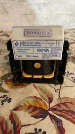Trasformatore 100va PRI 0 -230V-380V SEC.24v-0-24v