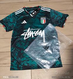Maglia Italia Stussy Adidas Verde Pattern Special 