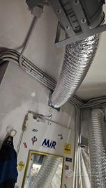 Tubo aerazione flessibile 25cm 10 metri NUOVO